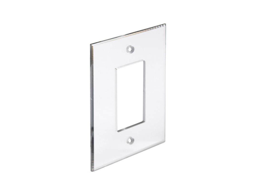 FHC AMP102 Clear Single Decorator/Rocker Acrylic Mirror Plates