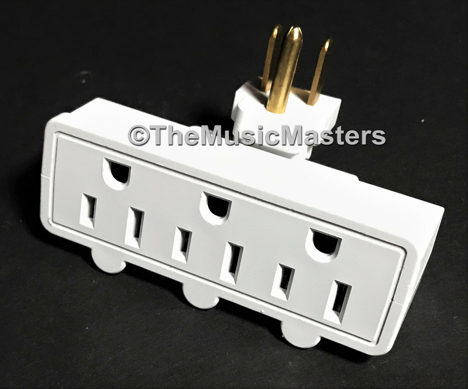 6X Swivel 3 Outlet Triple AC Wall Plug Power Tap Splitter 3-Way Electric Adapter