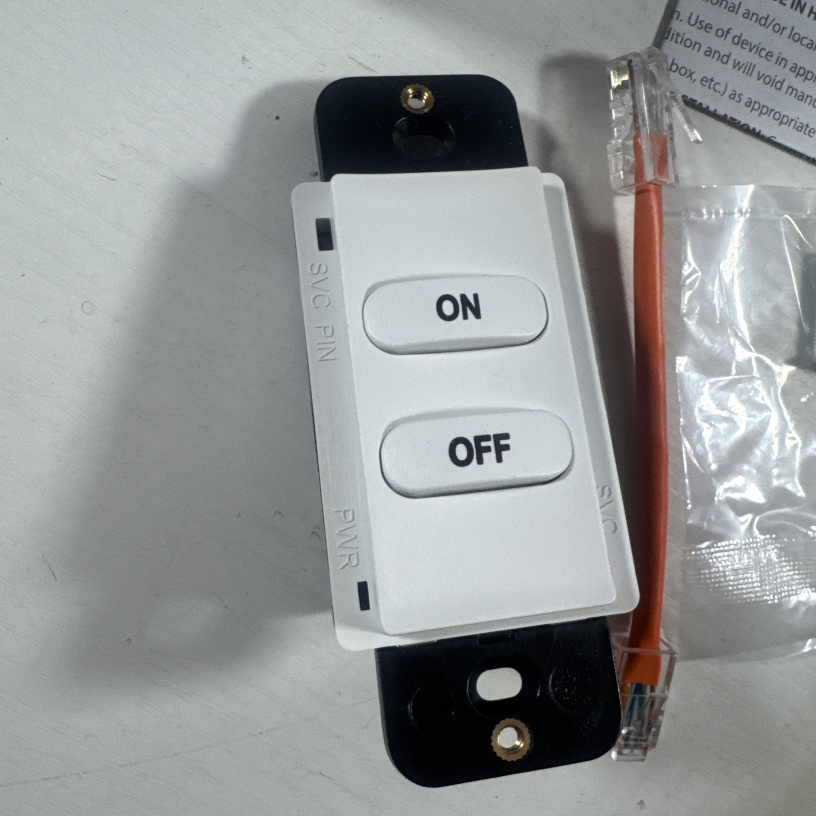 BRAND NEW NXSWR-OO-WH NX – On/Off Digital Switch, White