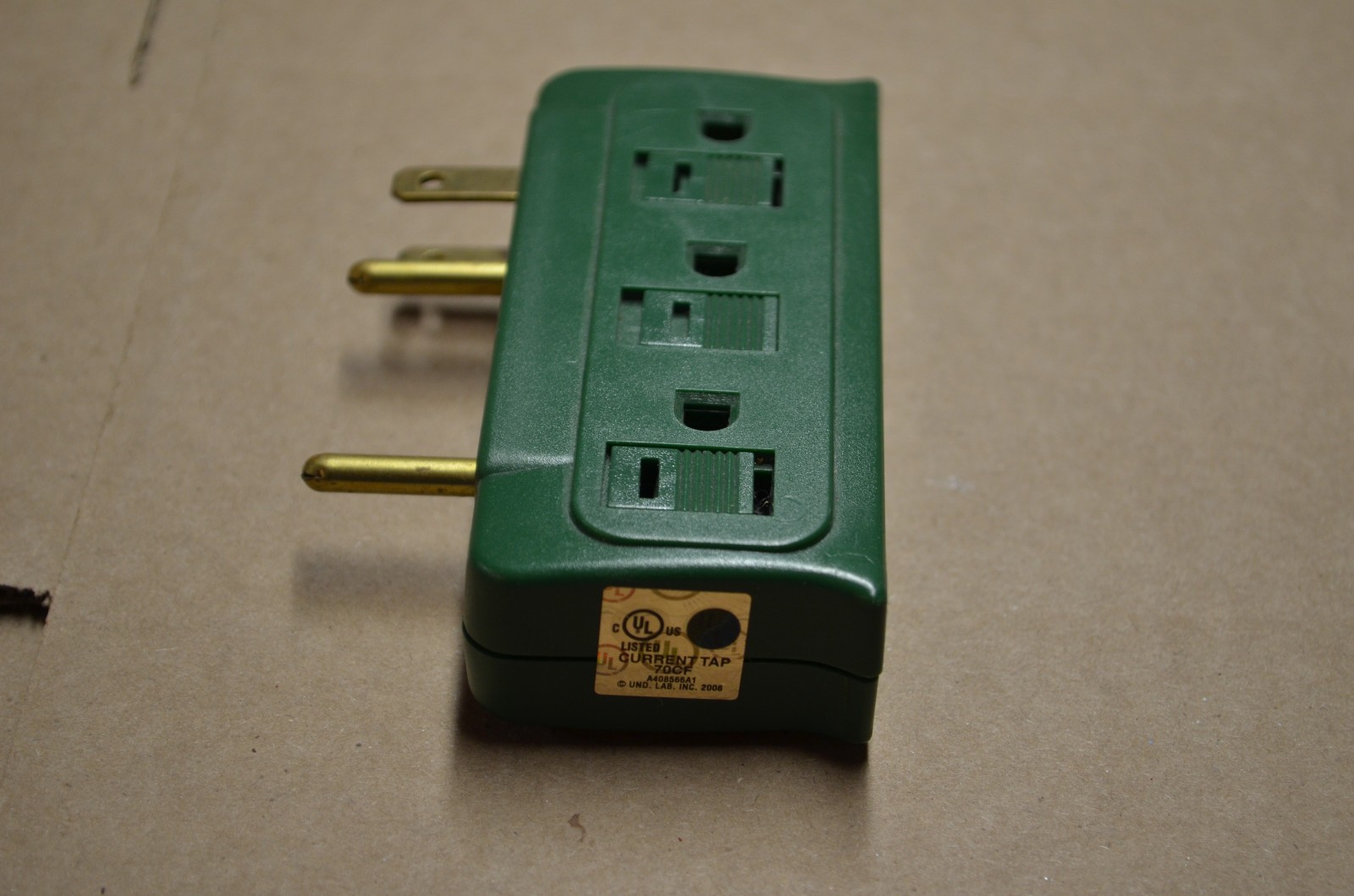 Grounded AC Taps: LITESUN LT-8A 3-Outl+Stanley DR-W02 3-Outl+Unbranded 6-Outlet