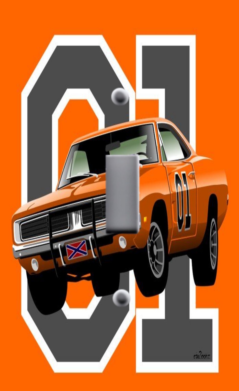 DUKE OF HAZZARD GENERAL LEE image on LIGHT SWITCH WALLPLATE OUTLET KITCHEN DECOR