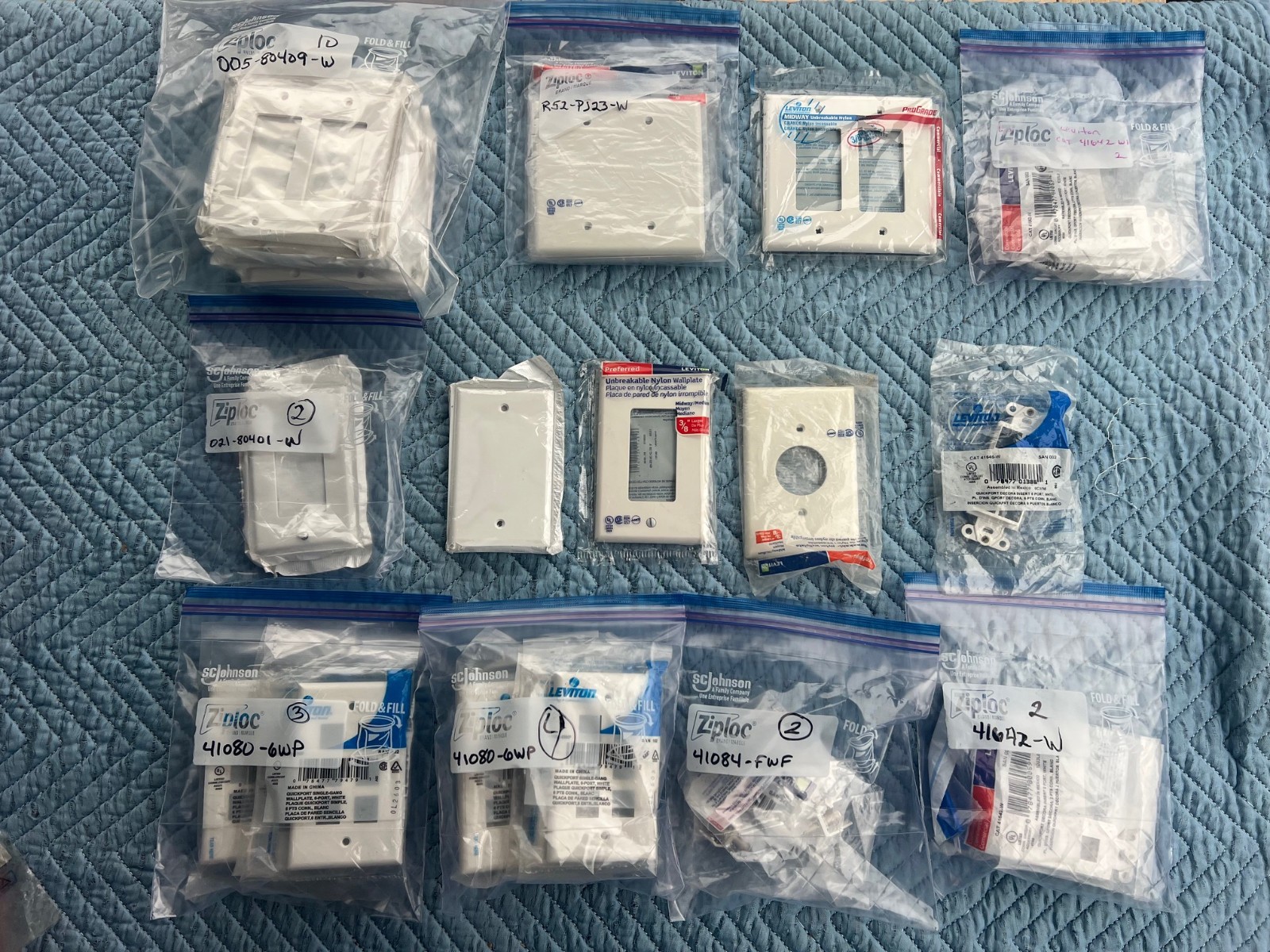 Leviton Low Voltage Wall Plate Bundle (Details in description)