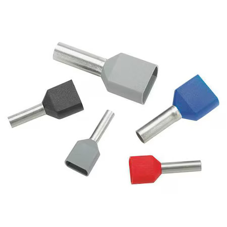 Panduit Ftd76-10-D Ferrule, 18 Awg, Pp, 9/16In., Pk500