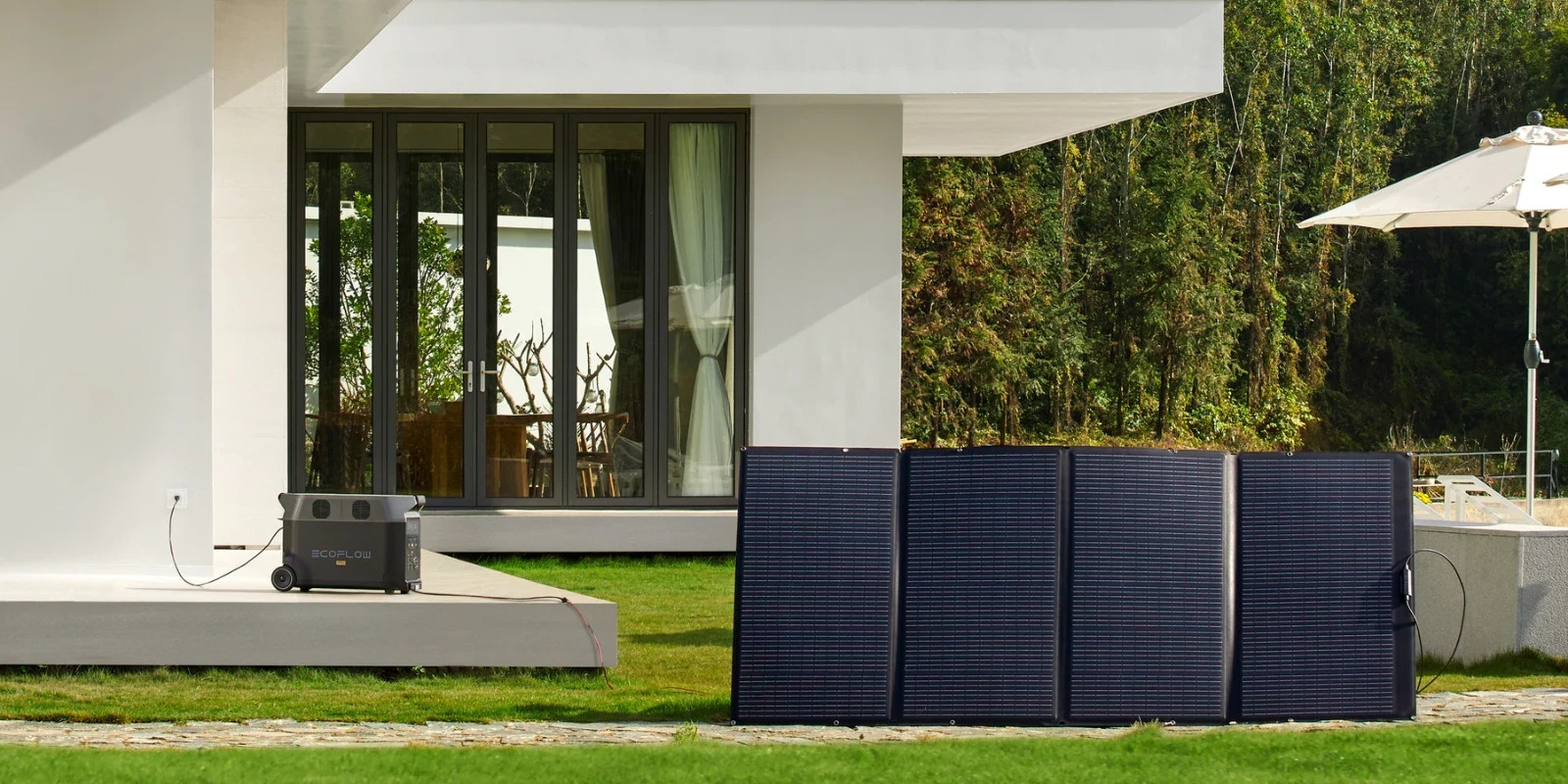 New In Box EcoFlow 400W Solar Panel Folding Self-supporting Waterproof Outdoor