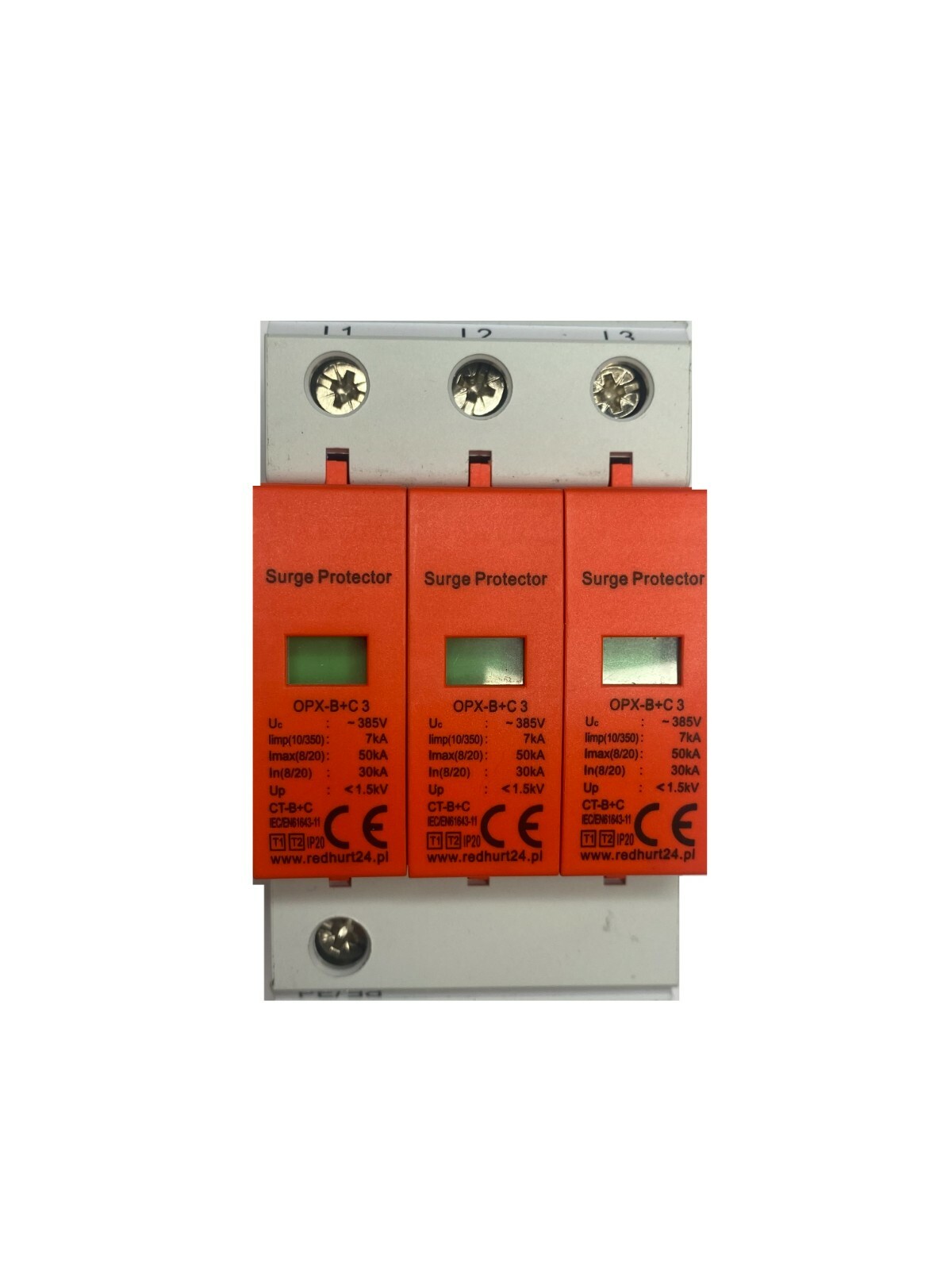 Surge Protector Protective Device AC Photovoltaic B+C T1 T2 3P