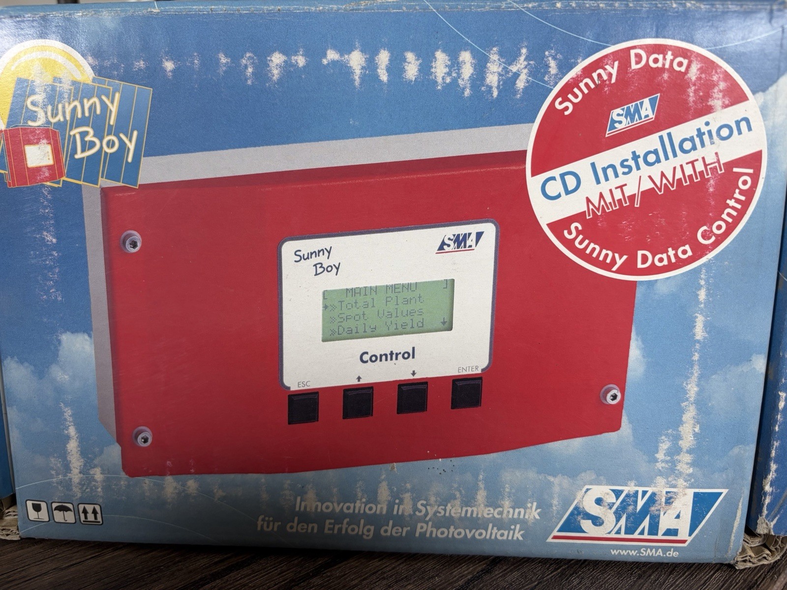 Sunny Boy SMA SOLAR CONTROLLER 110-120v 50-60 Hz NOS