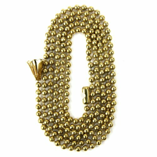 Sunlite 04000-SU E170 Brass 36+C23 Inch Beaded Chain
