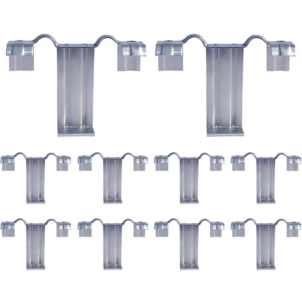 10PCS Stainless Steel Clips for Optimal Water Drainage on Your Solar Panels