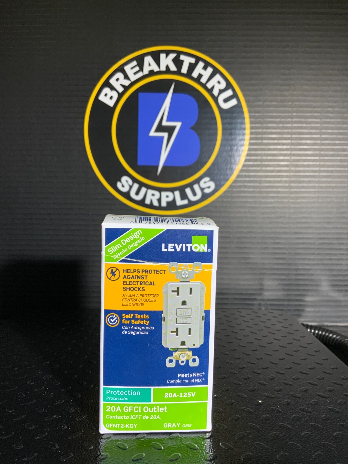 LEVITON GFCI OUTLET 20A-125V ($11.99 OBO)