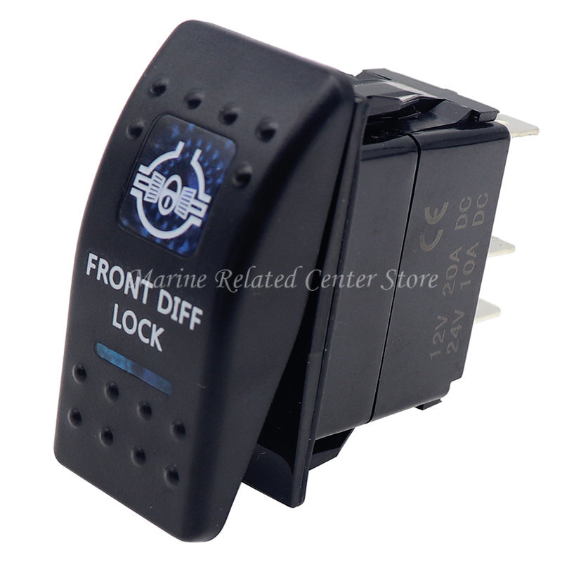 12V Rocker Toggle Switch Blue Red Led For ARB Carling Style LED Car Boat ATV UTV