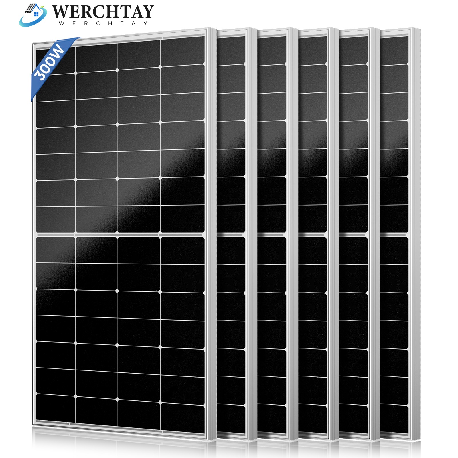 300W 600W 1200W 1800W Mono Solar Panel High Efficiency TOPCon Technology RV Home