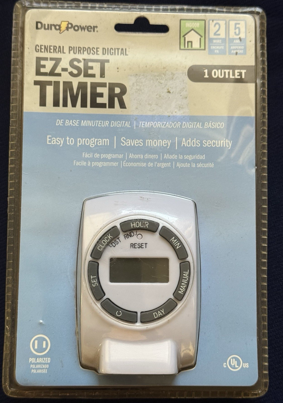 Dura Power General Purpose Digital EZ-Set Timer #ATT044 #8040497 SKU846450033003