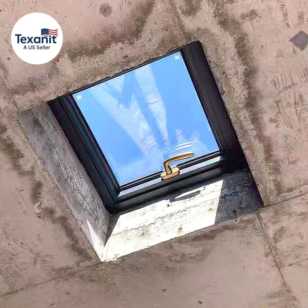 Skylights & Roof Windows;Skylight Window – Square/Rectangle;Roof Skylights;Manua