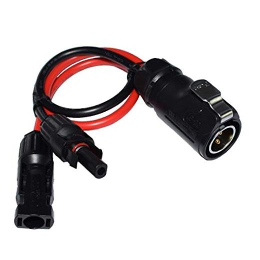 10AWG 2 Pin Power Industrial Circular Connector，for Furrion,Solar 40cm/1.3ft