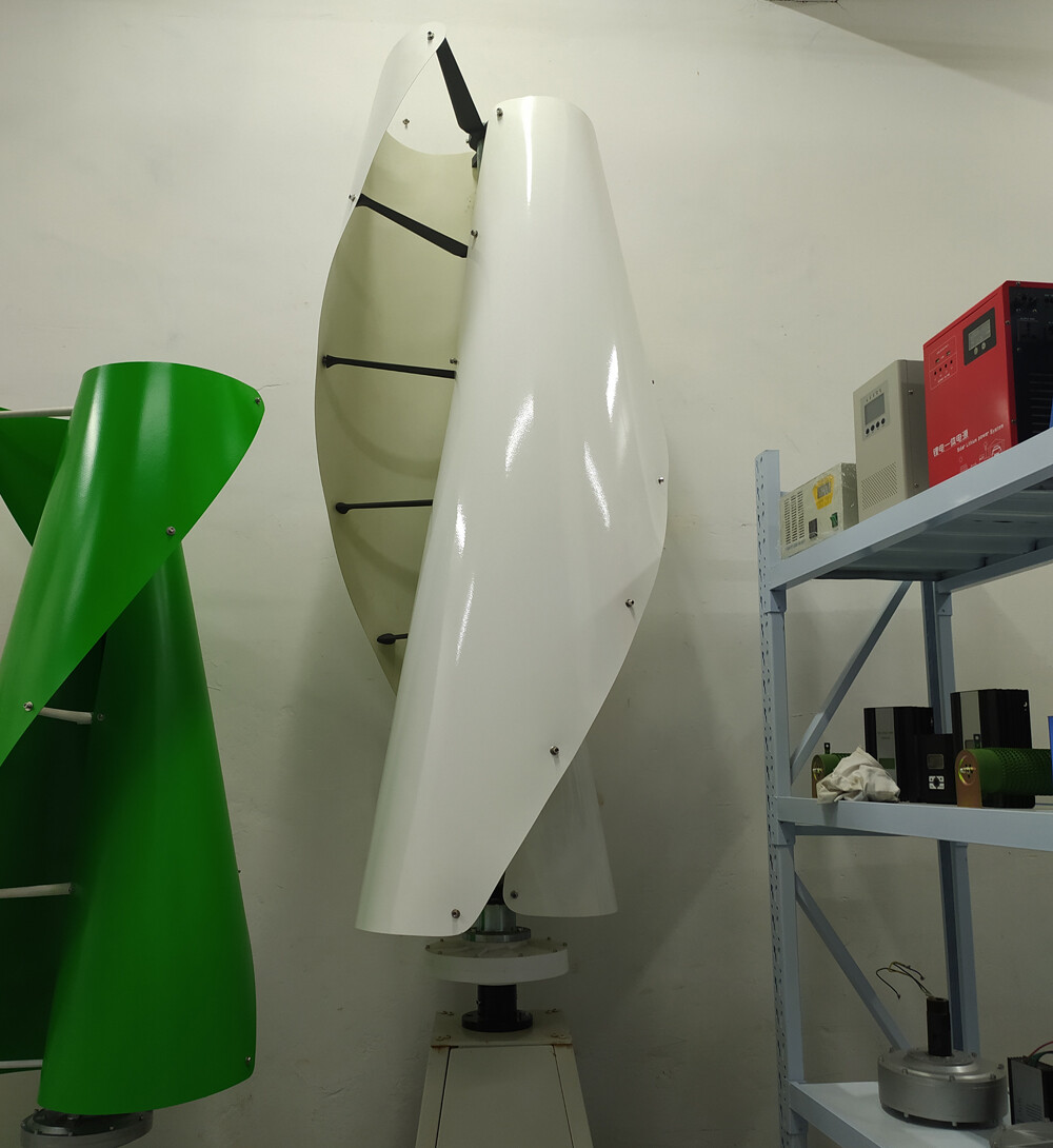 3KW Vertical Wind Turbine Generator 48V -120V Low Noise Windmill Wind Turbine