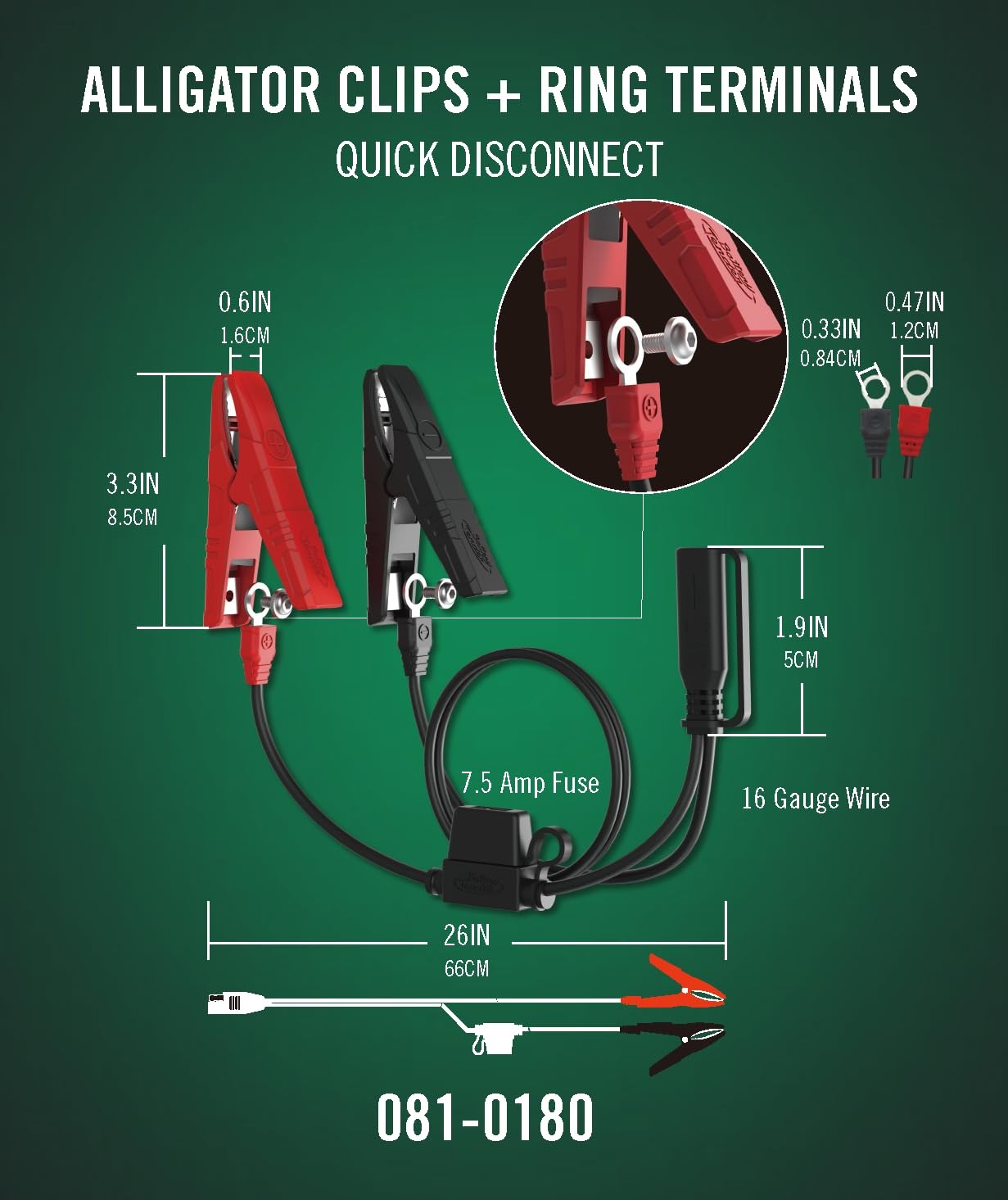 Battery Tender 3 AMP Battery Charger and Maintainer – Automotive Switchable 12V