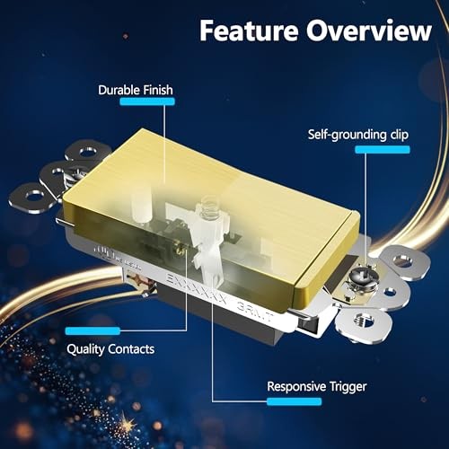 Minimalist Design Single Pole (Wall Plate Not Included) 1 Brushed Gold