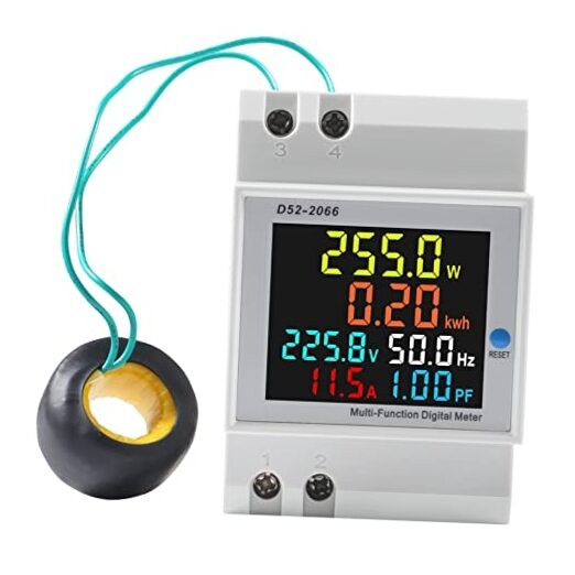 Electricity Single Phase Energy Meter Tester Electricity Usage AC 250V-450V