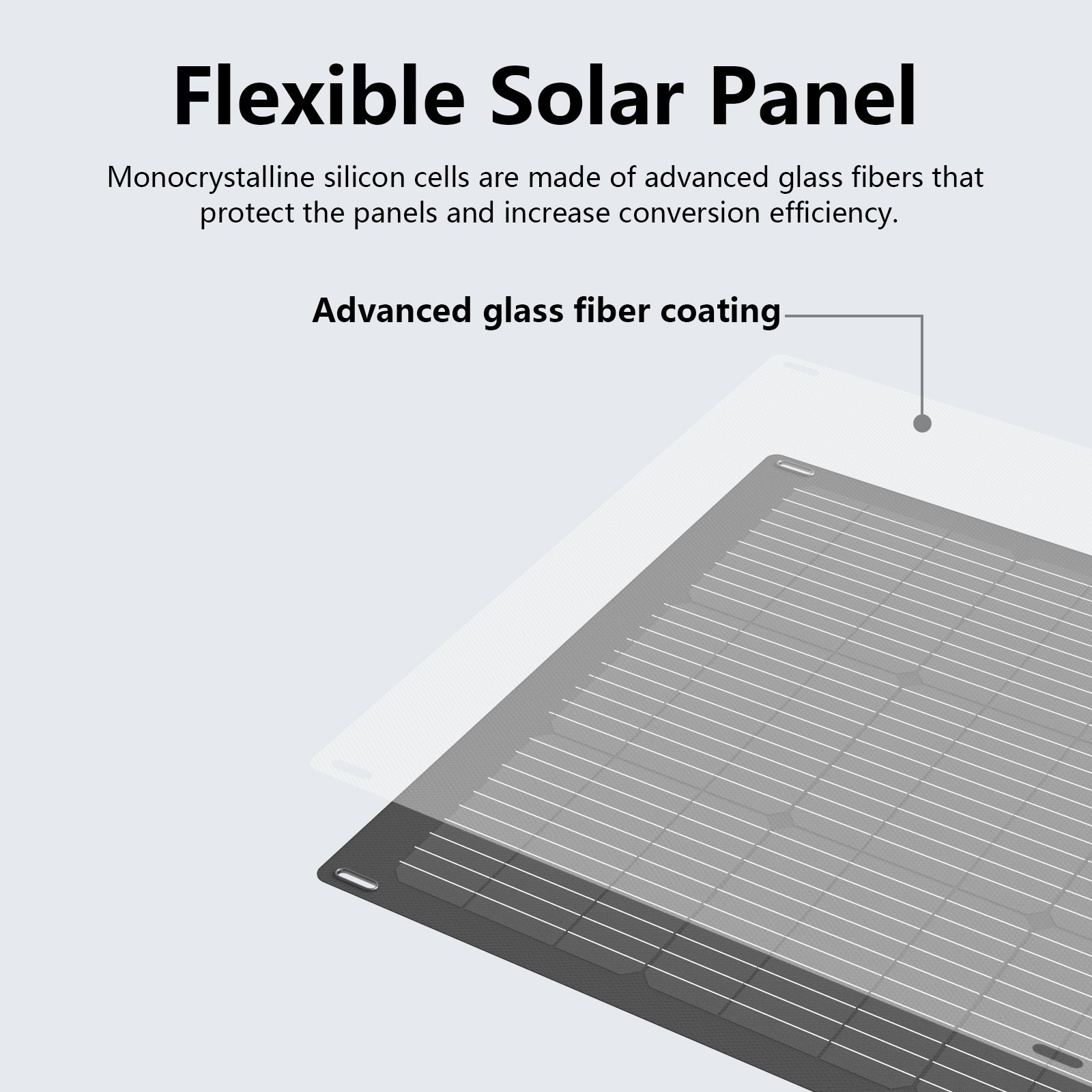 2X Solar Panel 100W Flexible Solar Panels For Camper Boat Balcony Power Station
