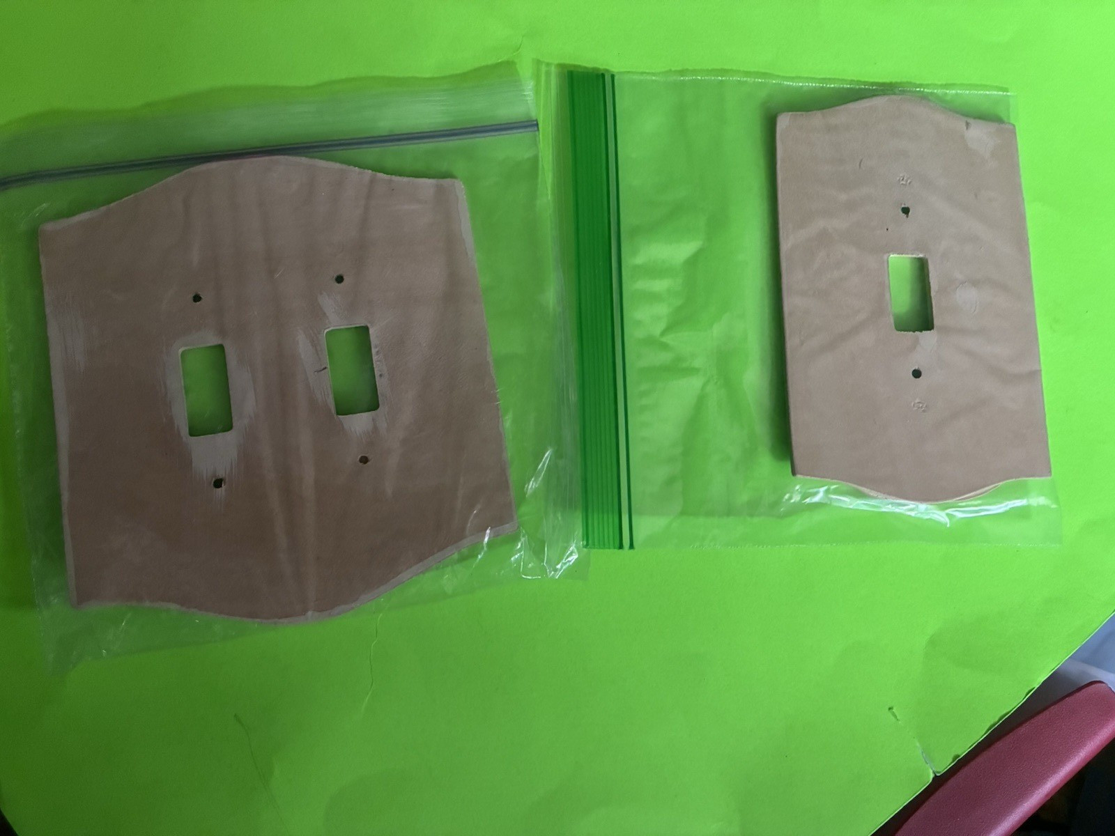 2 Hand Painted Duck Switchplate Covers 1 Single, 1 Double