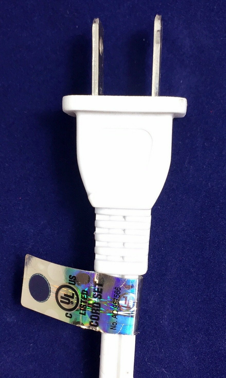 6 ft Ext Cord White UL Heavy duty Household 16 Gauge White Power Cord with 3 Tap