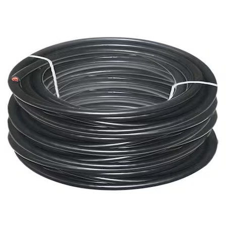 Westward 19Yd98 Weldingcable, Epdm, 4Awg, 600V, Black, 100Ft