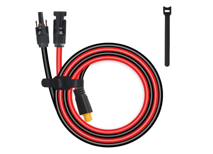 XT60 Connector, MC4 to XT60 Extension Charging Cable 2FT, Solar to 10AWG-2FT