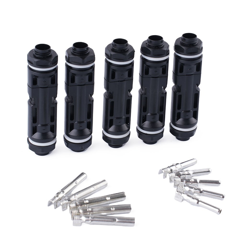 Photovoltaic Connectors 5 Pairs Connector Inside And Outside Metal+plastic
