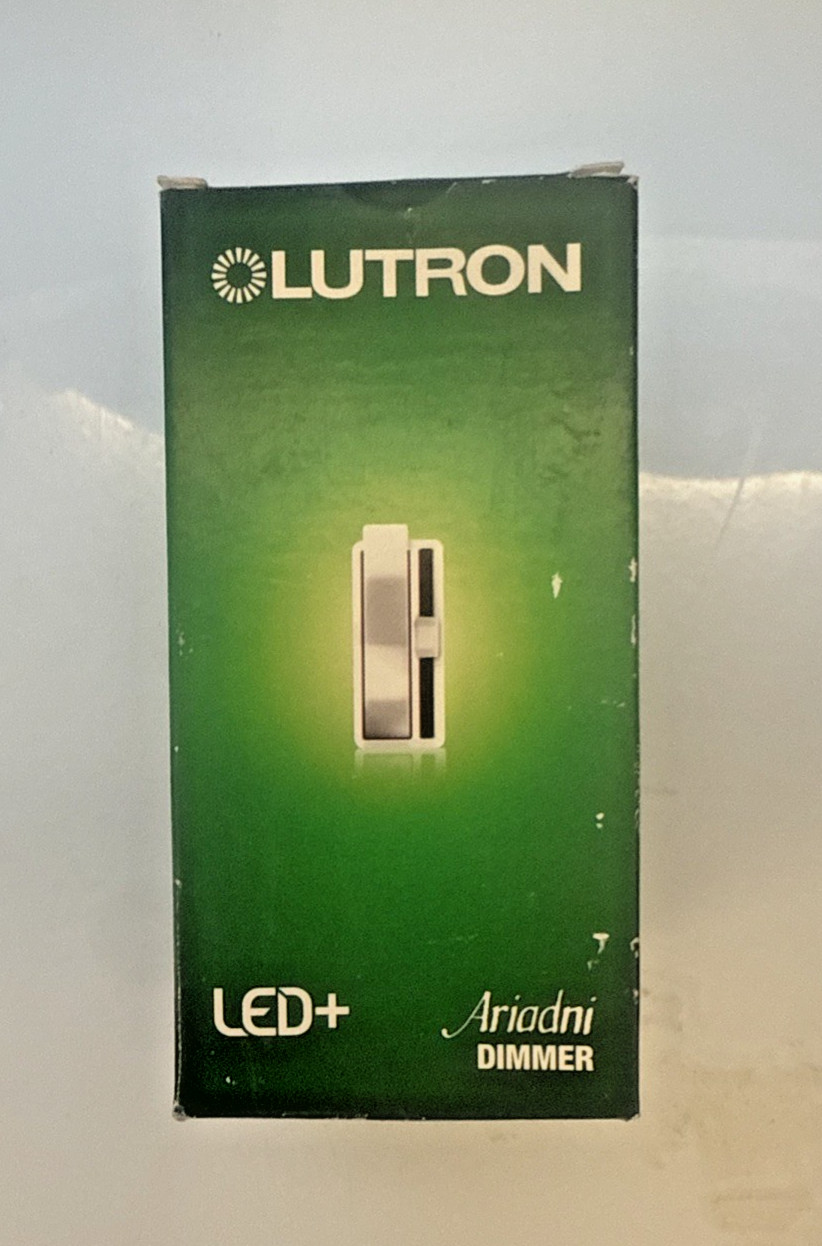 Lutron Ariadni LED+ Slide Dimmer Switch, White, 120V, 3-Way AYCL-153P-WH