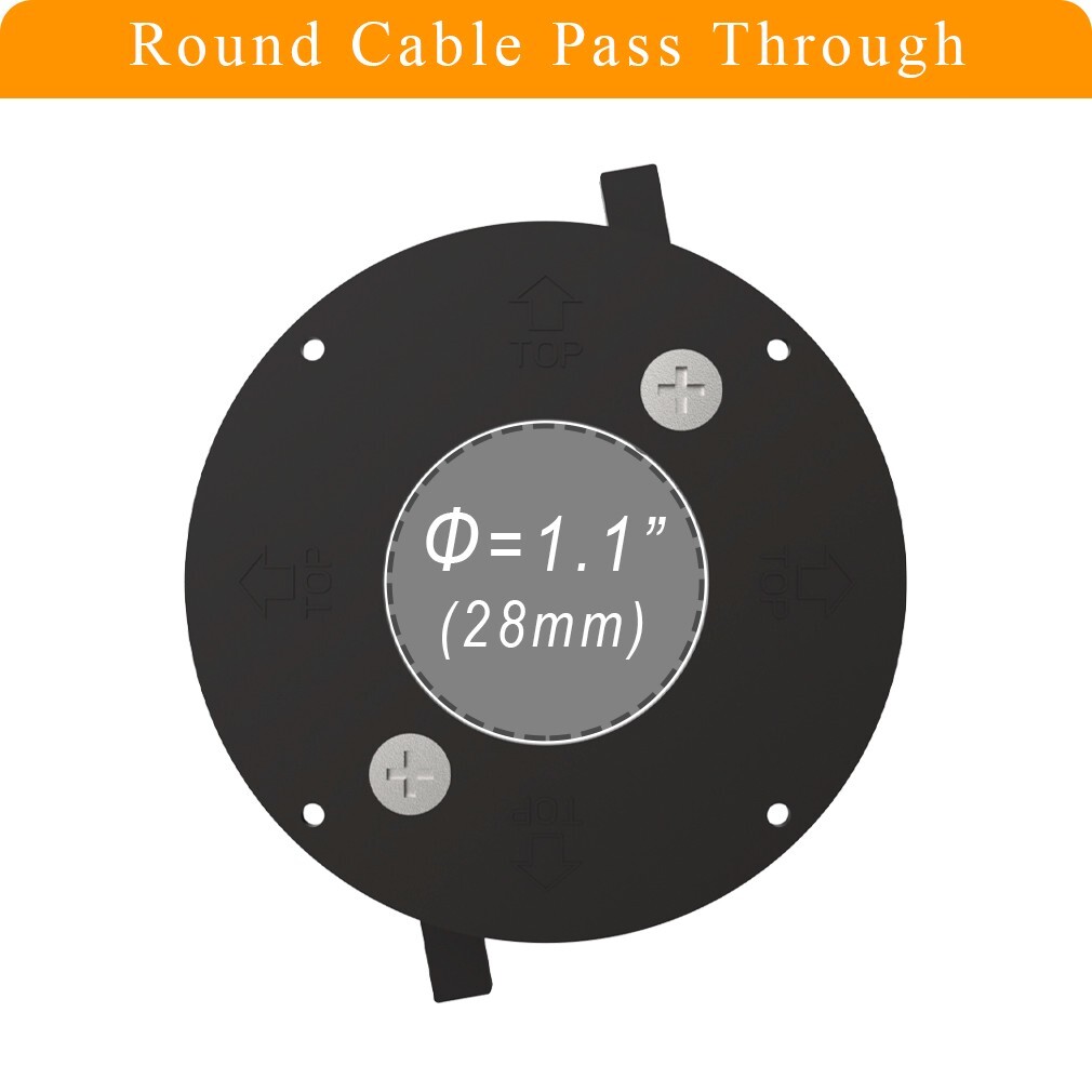 TV Cord Hider with Mounting Brackets Include Hole Saw Cable Management Kit 2pack