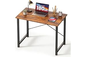 DUMOS 32 Inch Small Computer Desk for Home Office, Modern Study Writing Gaming W