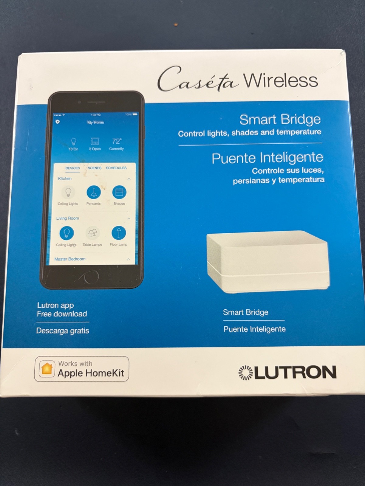 Lutron Caseta Smart Bridge Hub L-BDG2-WH Wireless White NEW