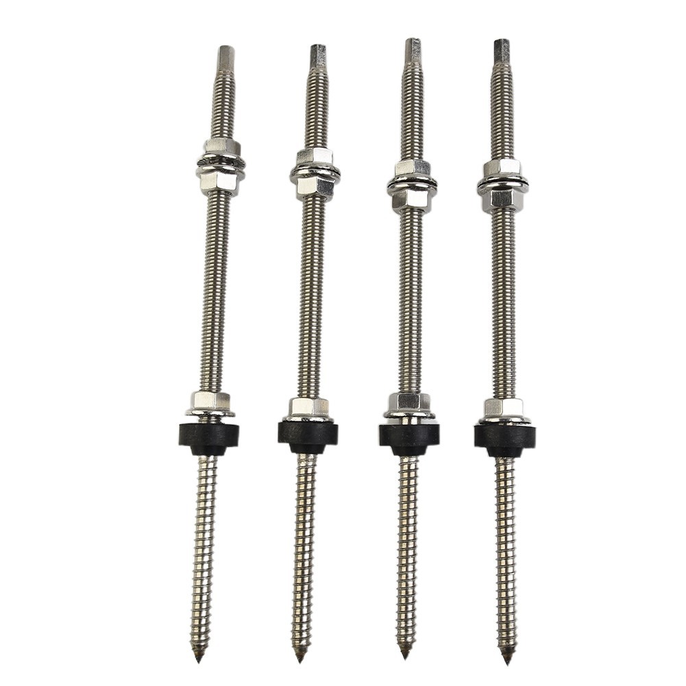 Pole Screws Brackets +stainless Steel 200/250mm Aluminium Alloy L Angle