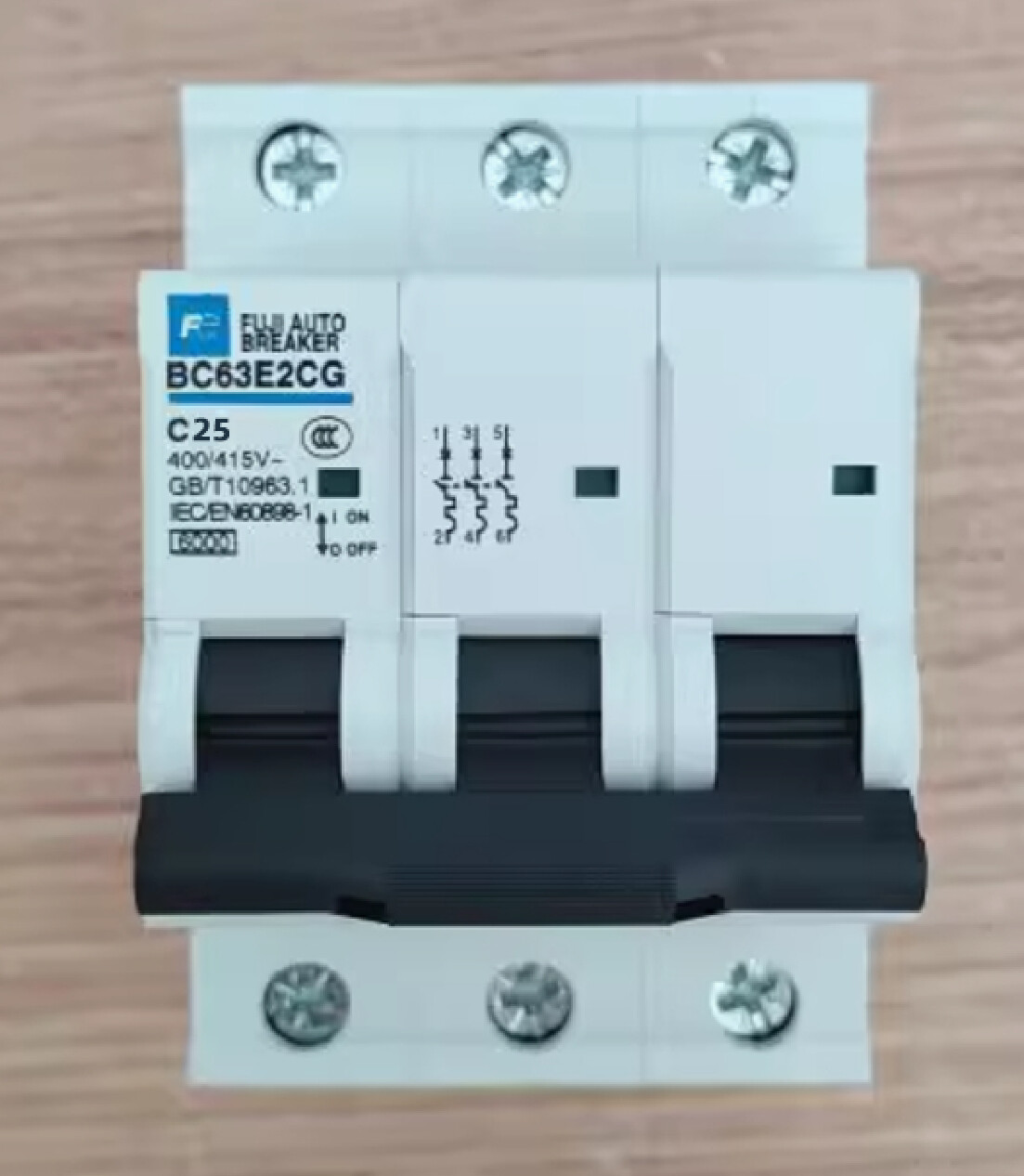 Fuji Electric Miniature Circuit Breaker MCB BC63E2CG-3P C25 25A