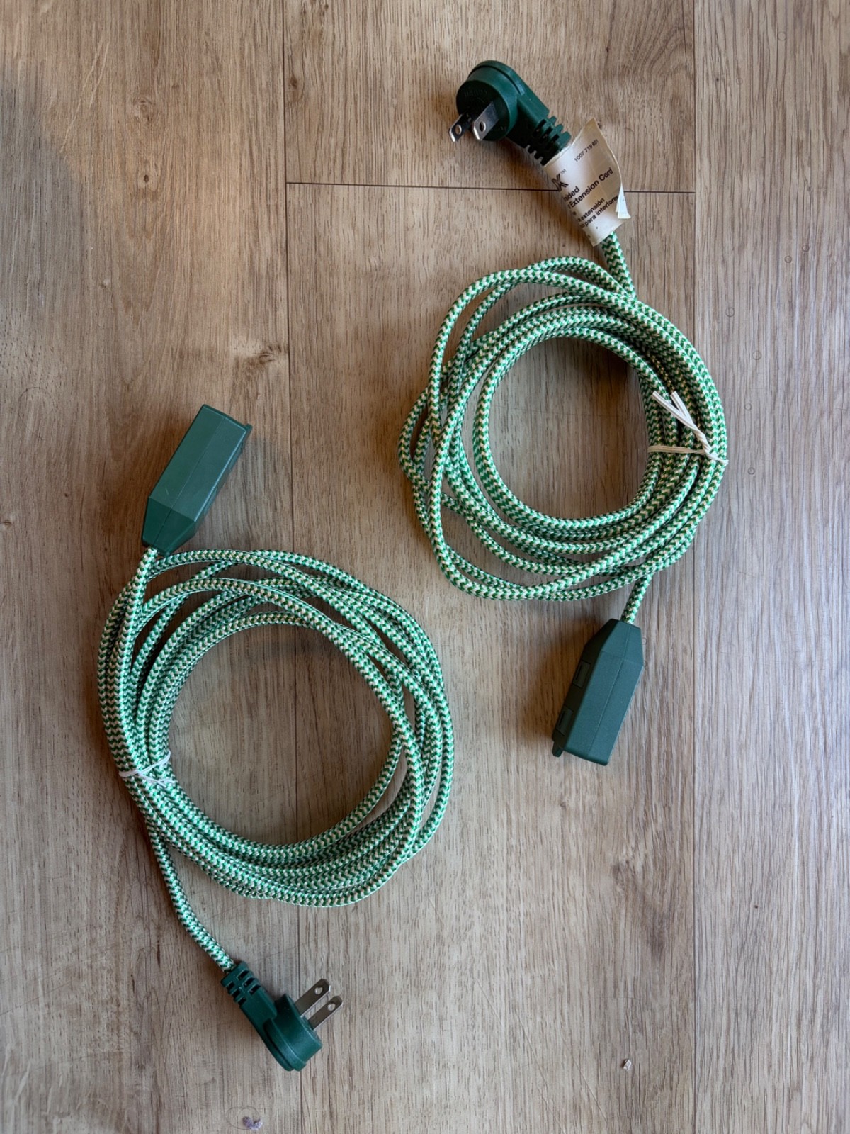 Extension Cord for Indoor Use, 10 ft, Braided, 16-Gauge – 3 Outlets