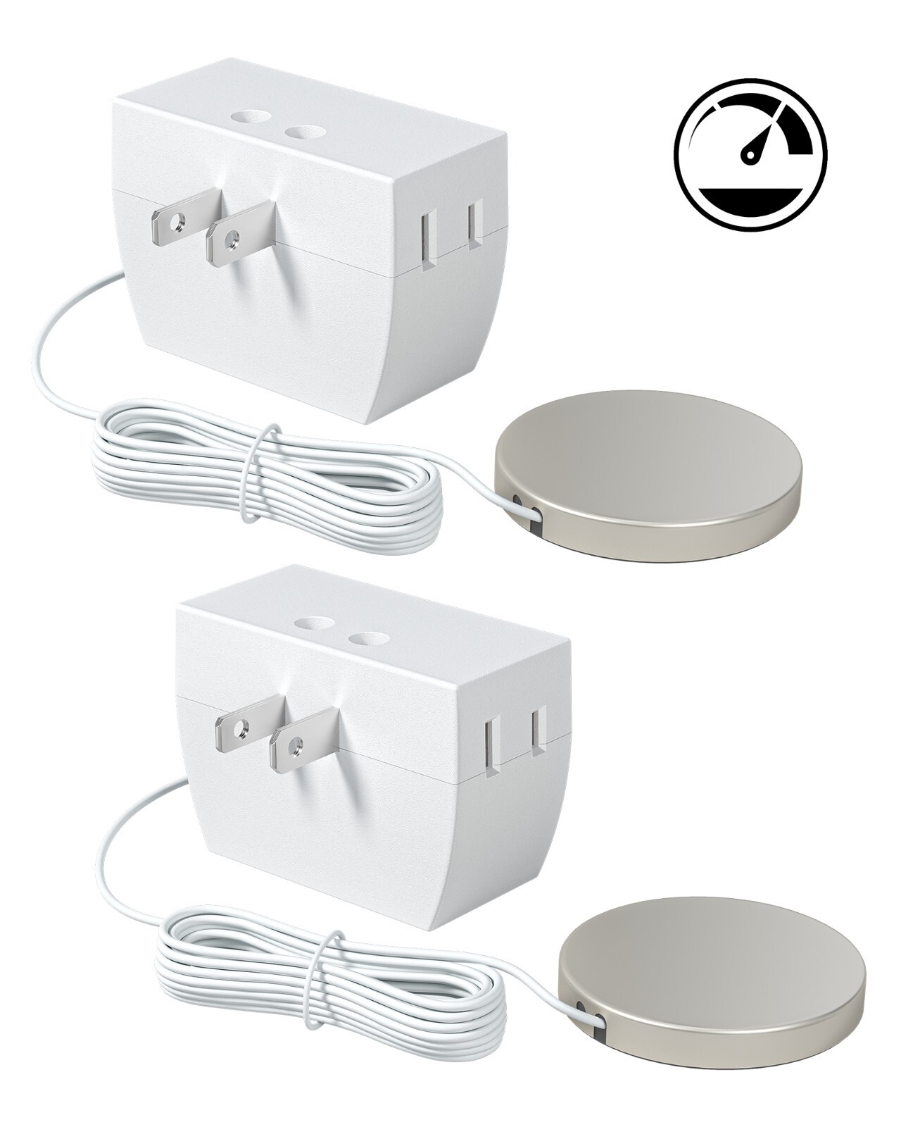 DEWENWILS 2 Pack Touch Dimmer Switch,Dimmable LED/CFL Lights, ETL Listed, White