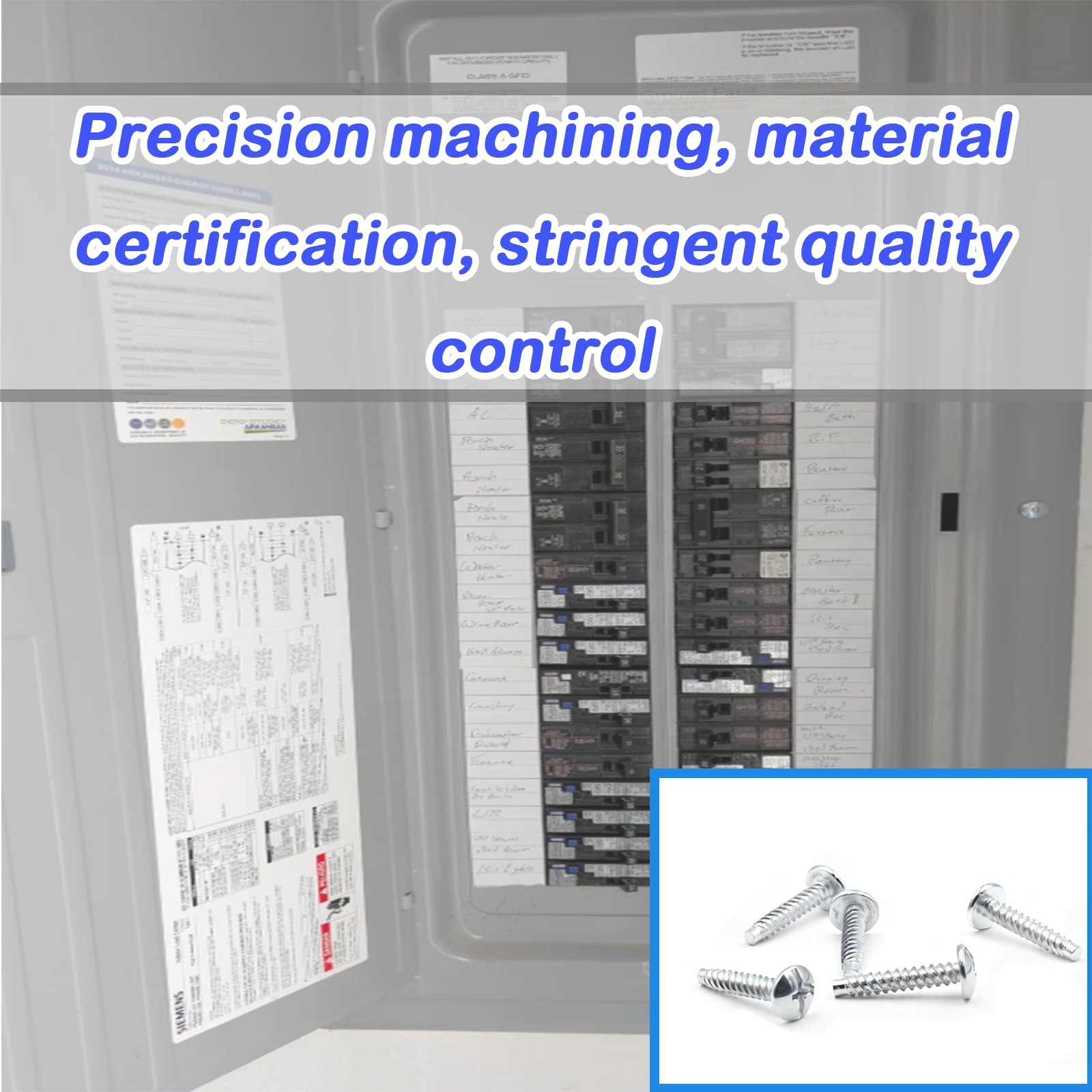 Electrical Panel Screws for Eaton LCCSCS Cover, Electrical Box Fasteners 20 Pcs