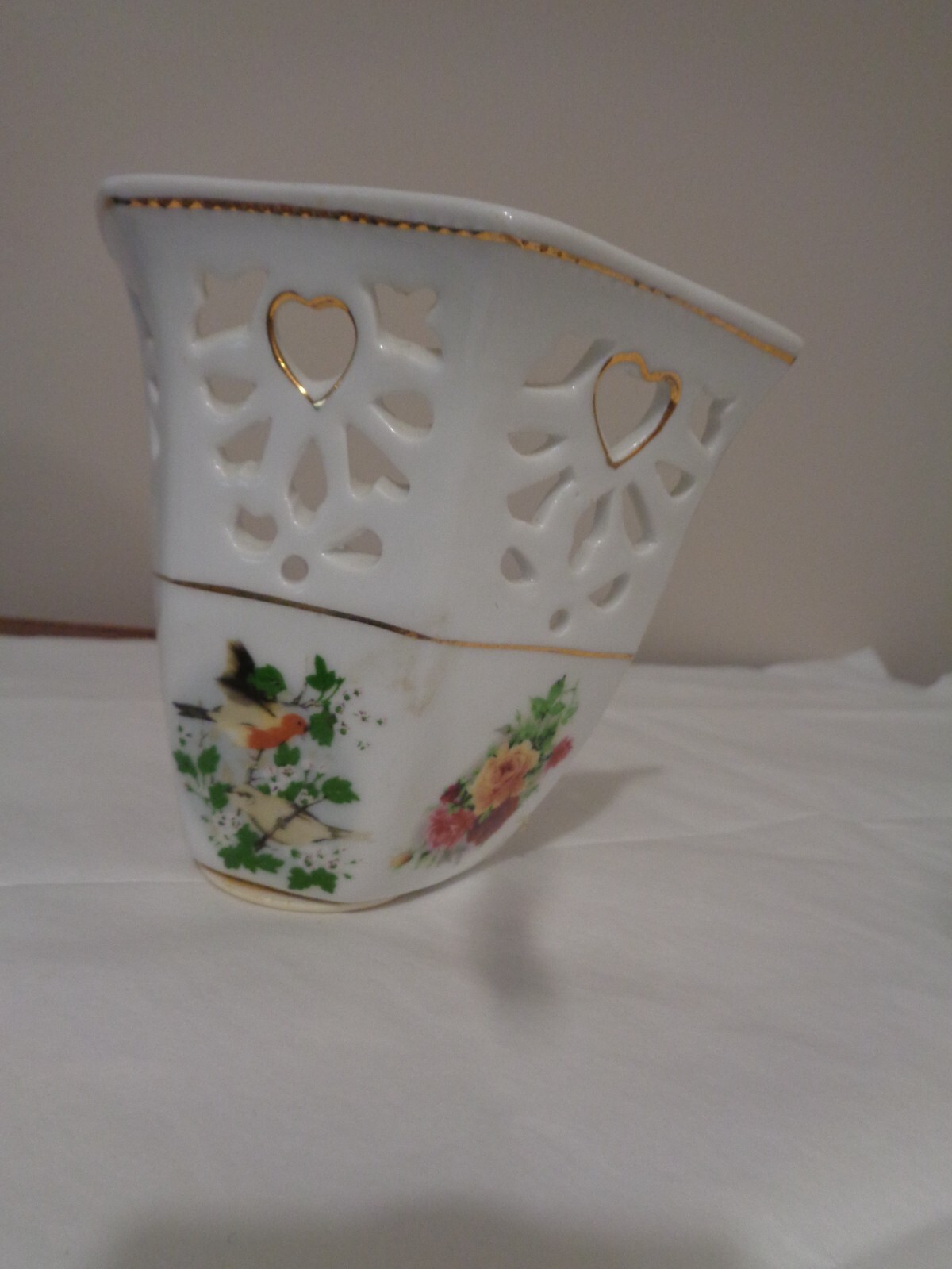 Vintage Fine China Porcelain Floral 4 X 4 Wall Plug-In Nightlight Cover