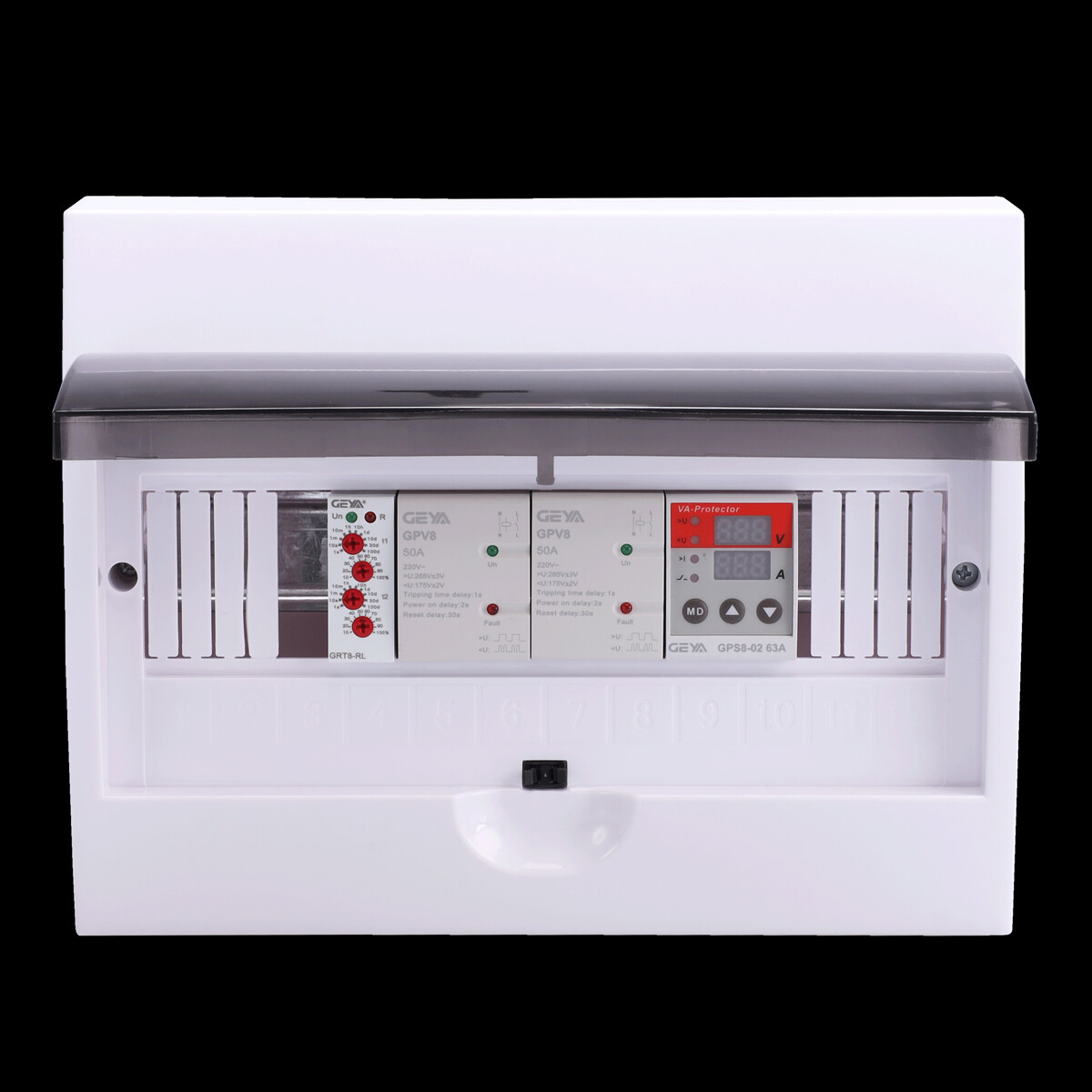 GEYA Solar PV DC SPD 3P 1000/1500V Surge Protector Lighting Arrester Device 40kA