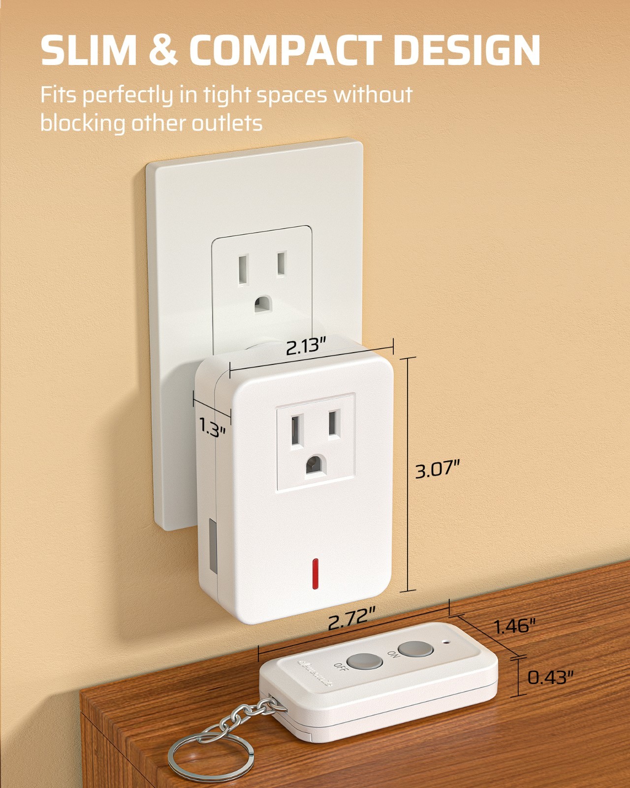Wireless Remote Control Socket Electrical Outlet Switch Expandable 100ft RF Rang