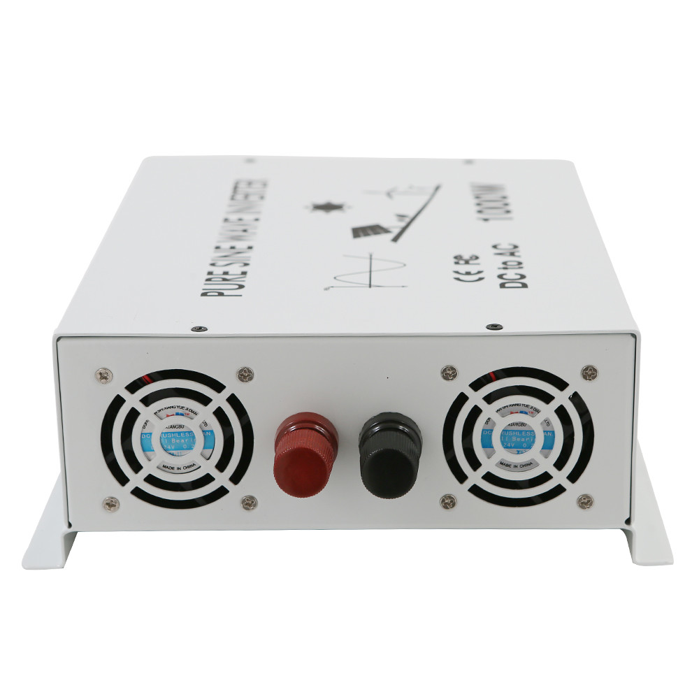 1500W Pure Sine Wave Inverter 12V DC to AC 120V Powe Converter Off Grid Car RV