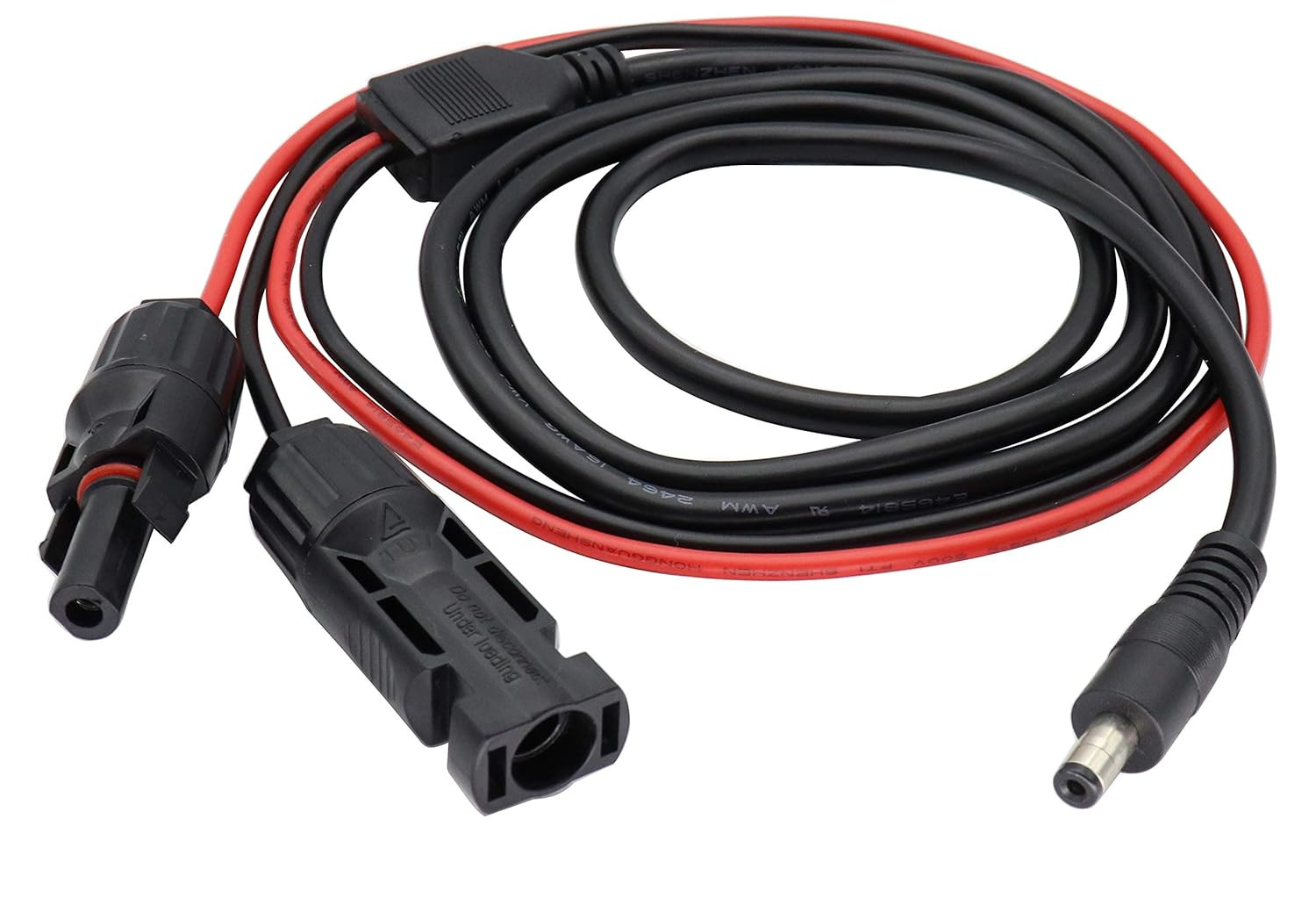 Solar Adapter Male and Female to DC 5.5Mm X 2.1Mm Male Solar Power Extension Cab