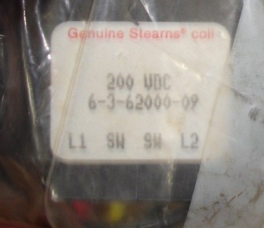 New Stearns Brake Coil Kit 5-96-6618-33 200VDC 6-3-62000-09 coil