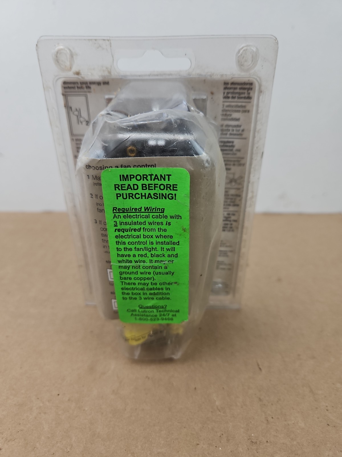 Lutron Skylark 1 Pole Sliding Dimmer Wall Switch – White NEW