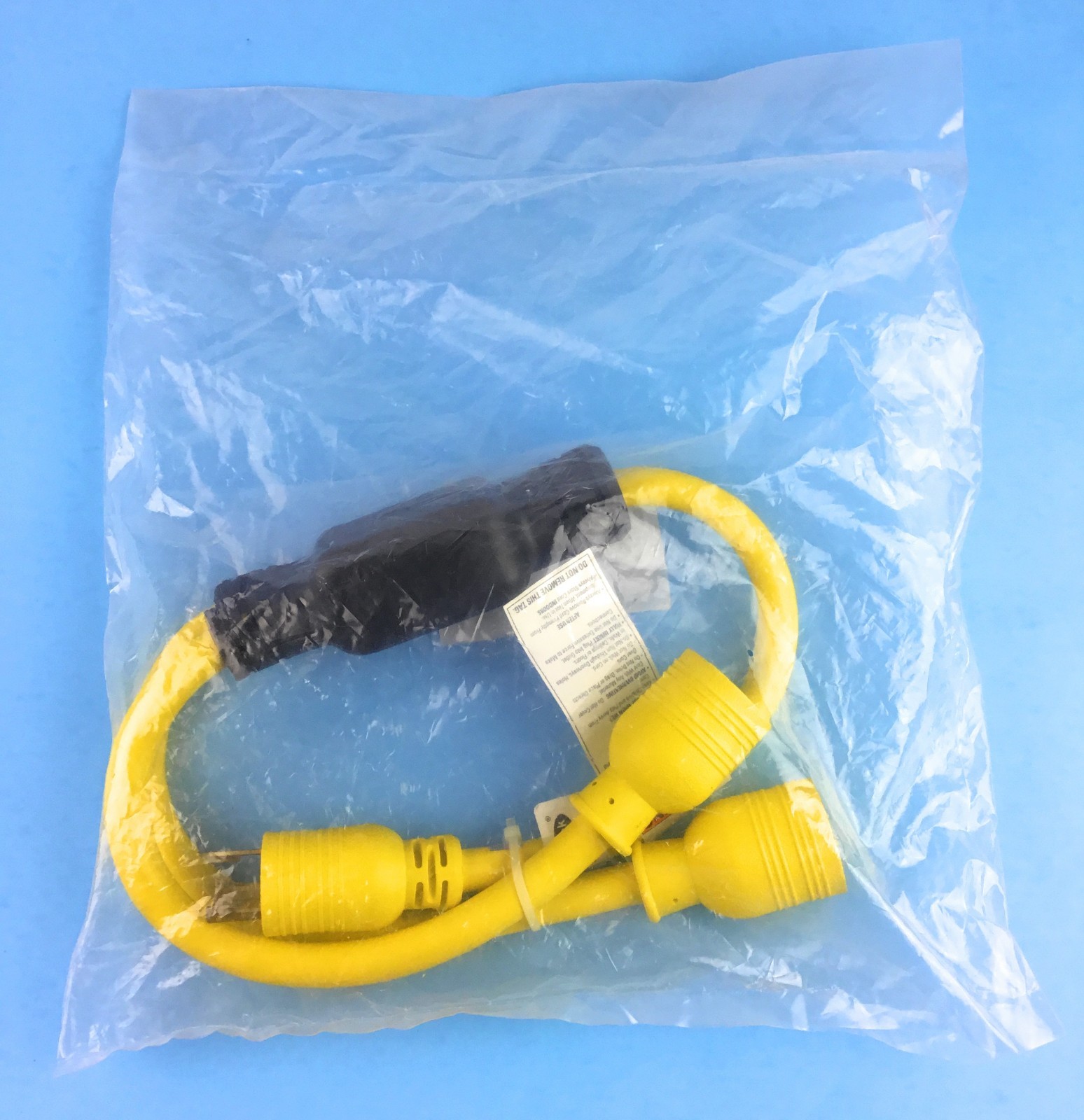 30A Amp 250V 3′ Y Adapter Power Cord L6-30P L6-30R Generator RV Home New