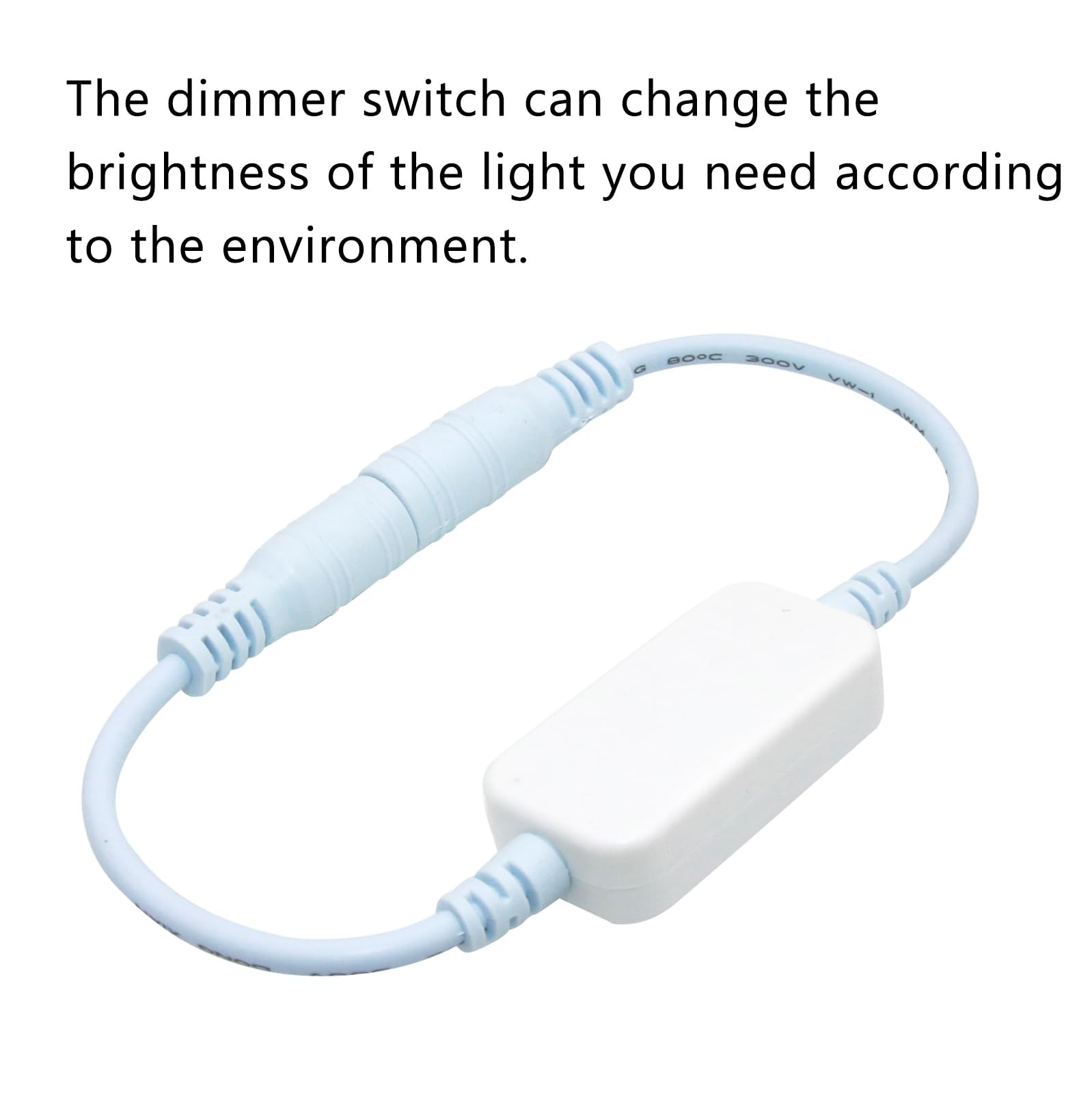 LED Touch Inline Dimmer Switch 2 PCS DC 5V 3A Controller for Strip Light