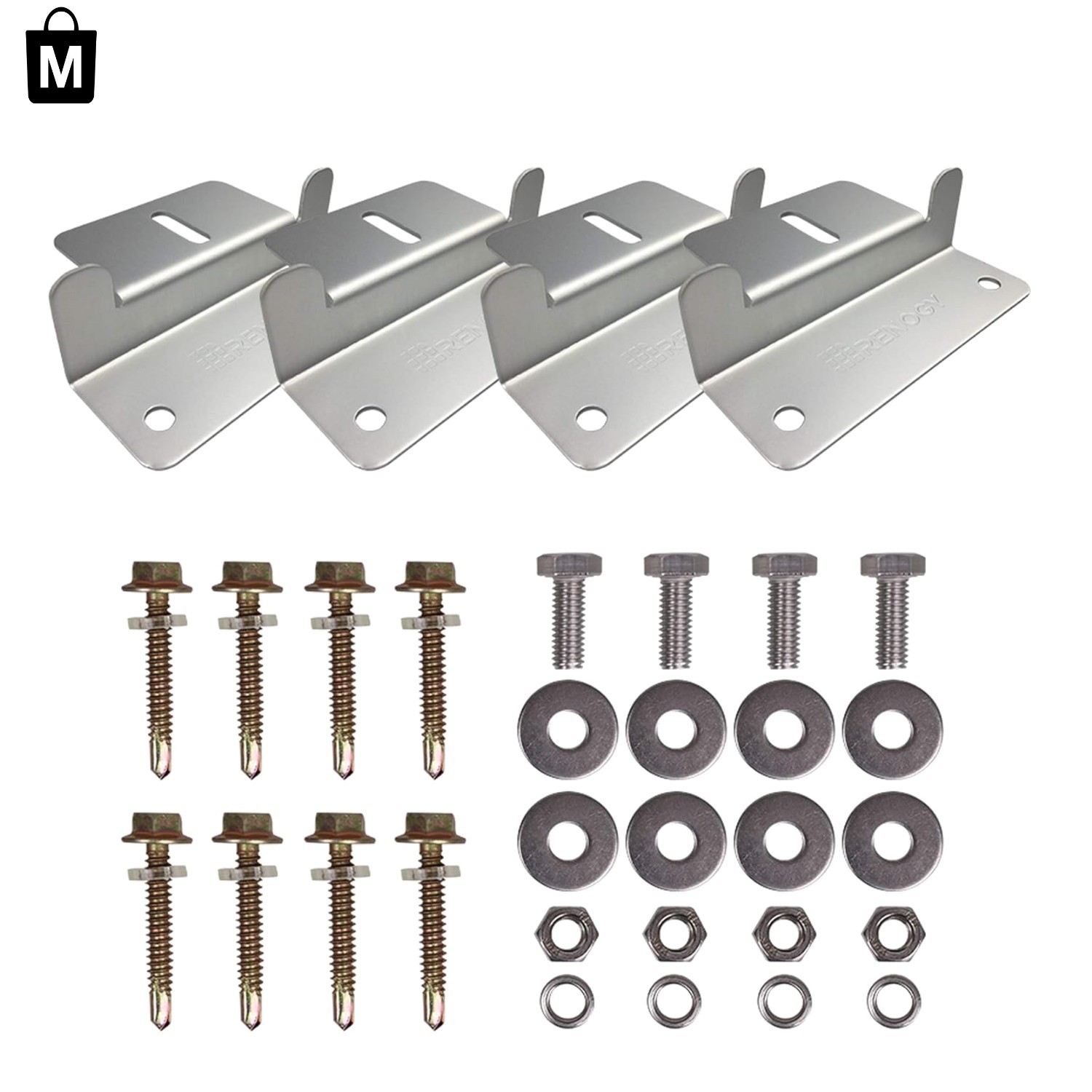 Complete Solar Panel Mounting Z Bracket System – Easy Installation & Lightweight