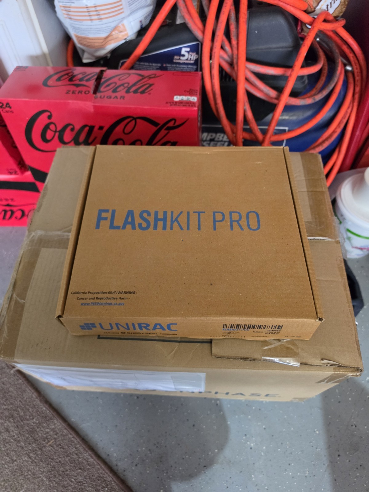 UNIRAC FLASHKIT PRO Dark 10 Pack 0040550 Solar Mount Flashing Kit 8 X 12