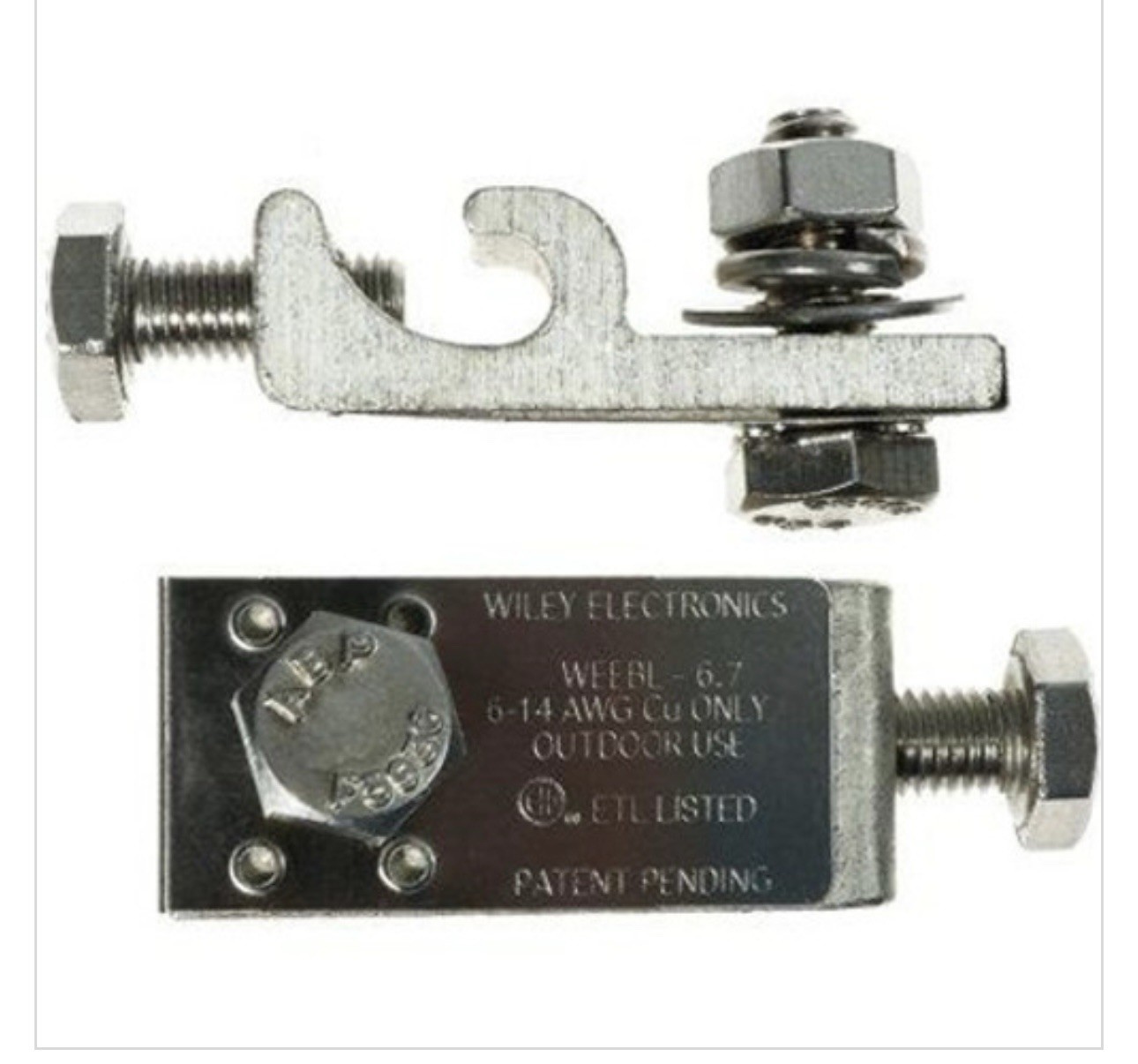 (1) QTY WILEY SOLAR RAIL GROUNDING LUG – WEEB-LUG-6.7 PN:30020110-FREE SHIPPING!