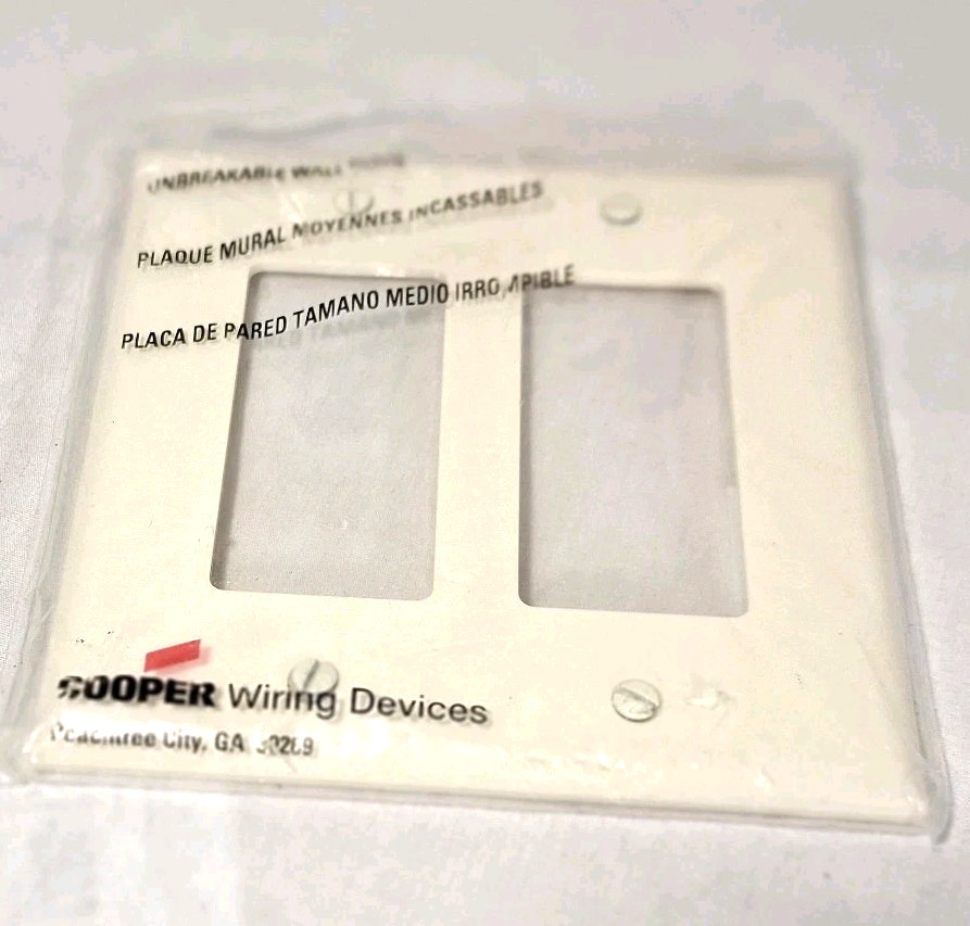 Cooper PJ262A Almond 2-Gang Decorator GFCI Unbreakable Wallplate Cover 11 Total